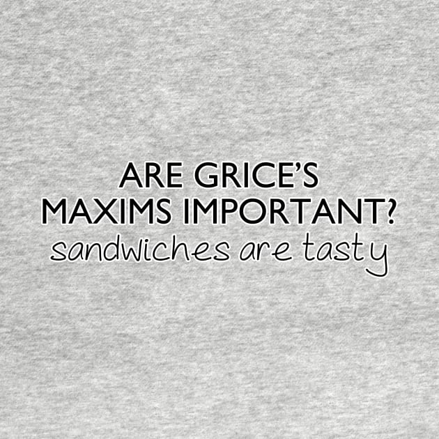 Grice's Maxims | Linguistics by gillianembers